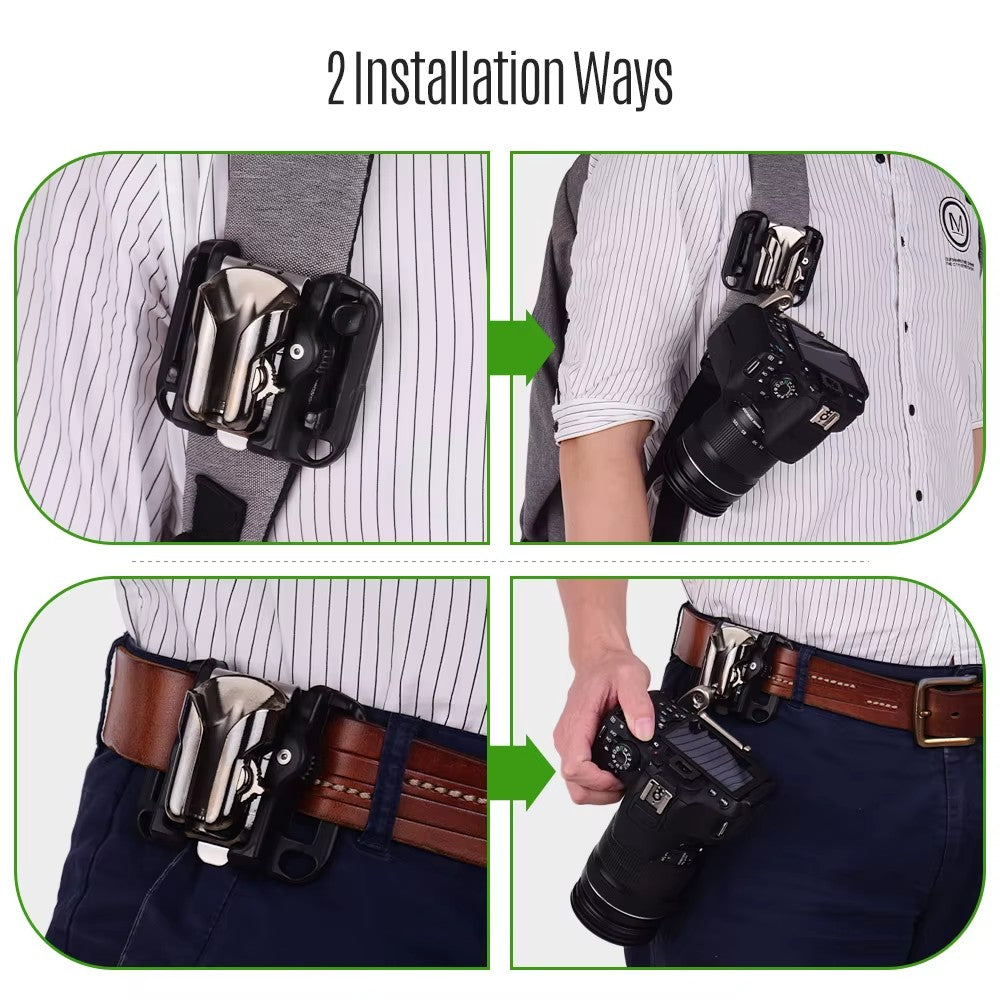Deux façons d'installer le clip