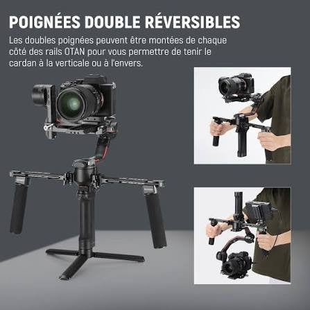 Poignées double réversibles