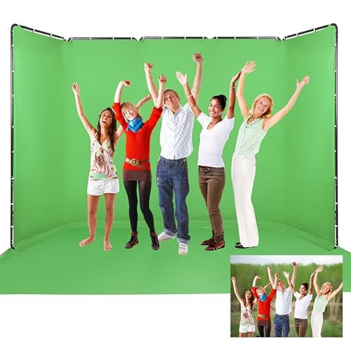 Fond vert avec incrustation