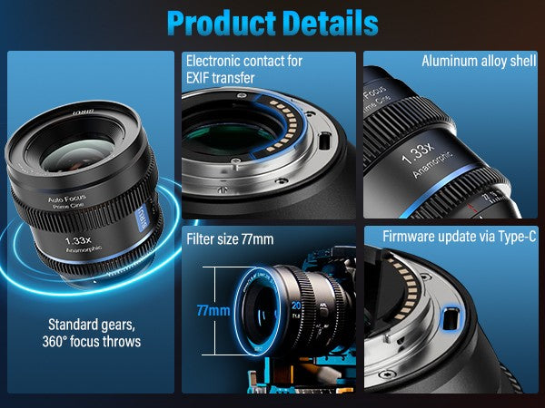 SIRUI 40mm détails produit